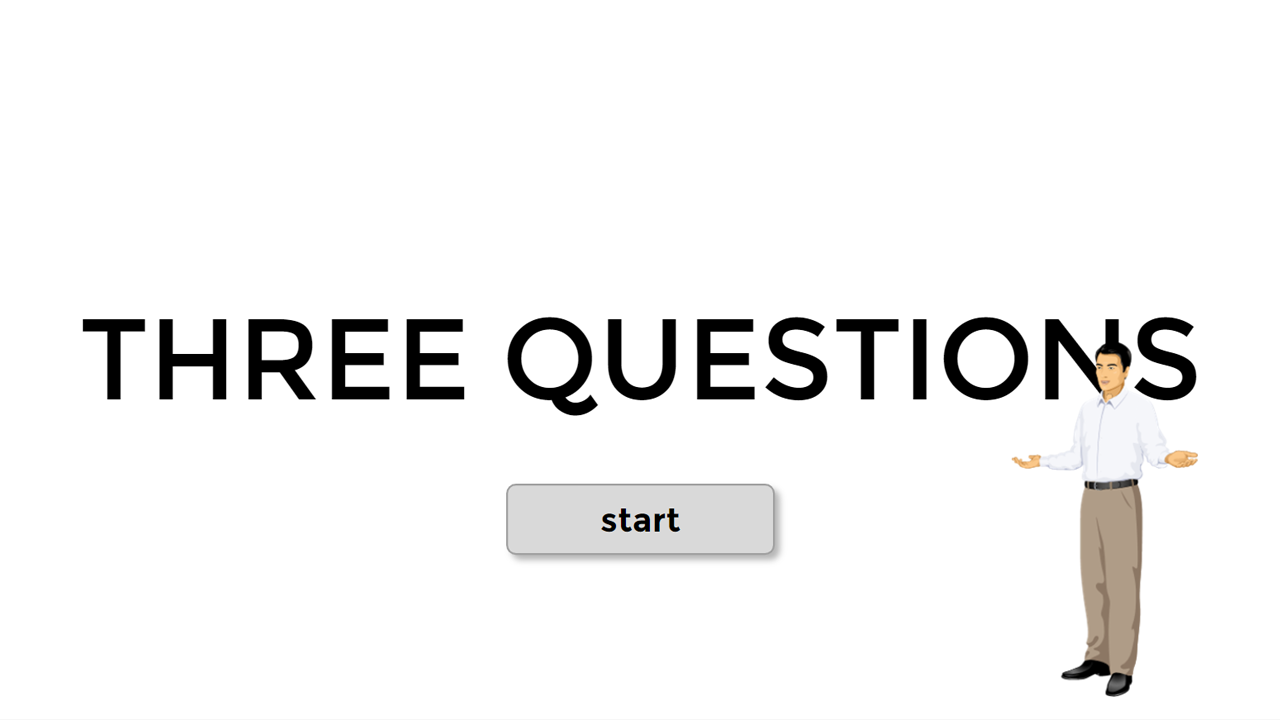 Three Questions Quiz Cover